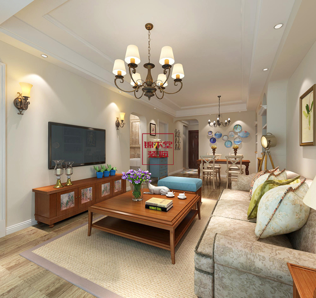 高速时代城锦木堂装饰方案