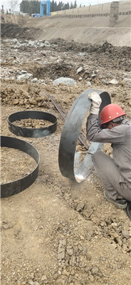 灌注桩桩帽制作2