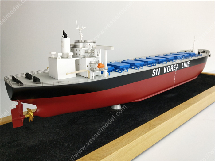 65cm 9仓散货船舶模型定制杂货船模型定制海艺坊模型工厂