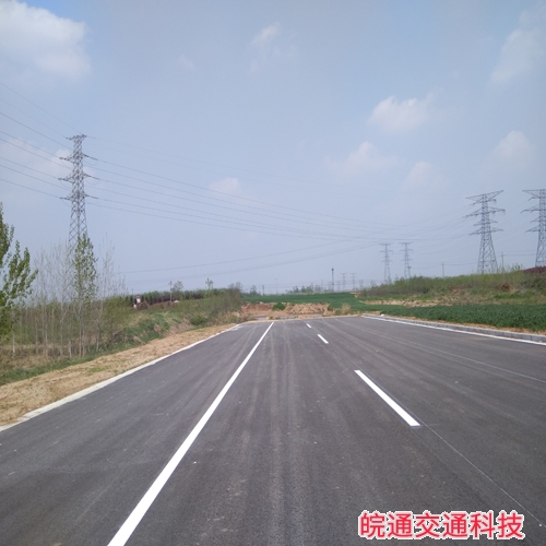 滁州大道道路標(biāo)線施工