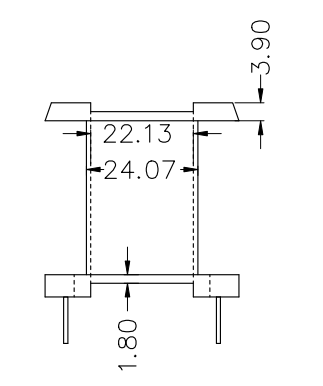 XW-4036 EE40 5+5  低頻塑膠變壓器骨架