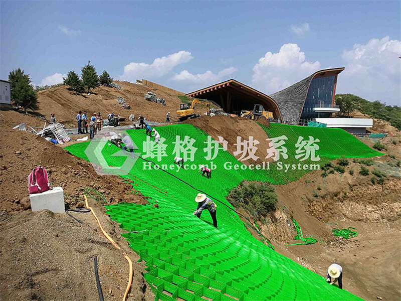 蜂巢约束系统-解决软基道路稳固与高陡边坡防护难题