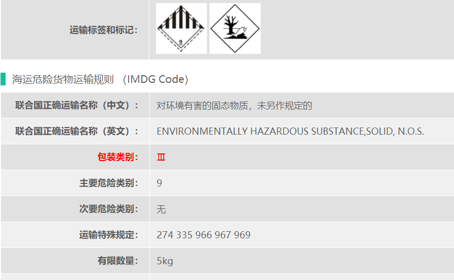UN3077锌粉危险品货代