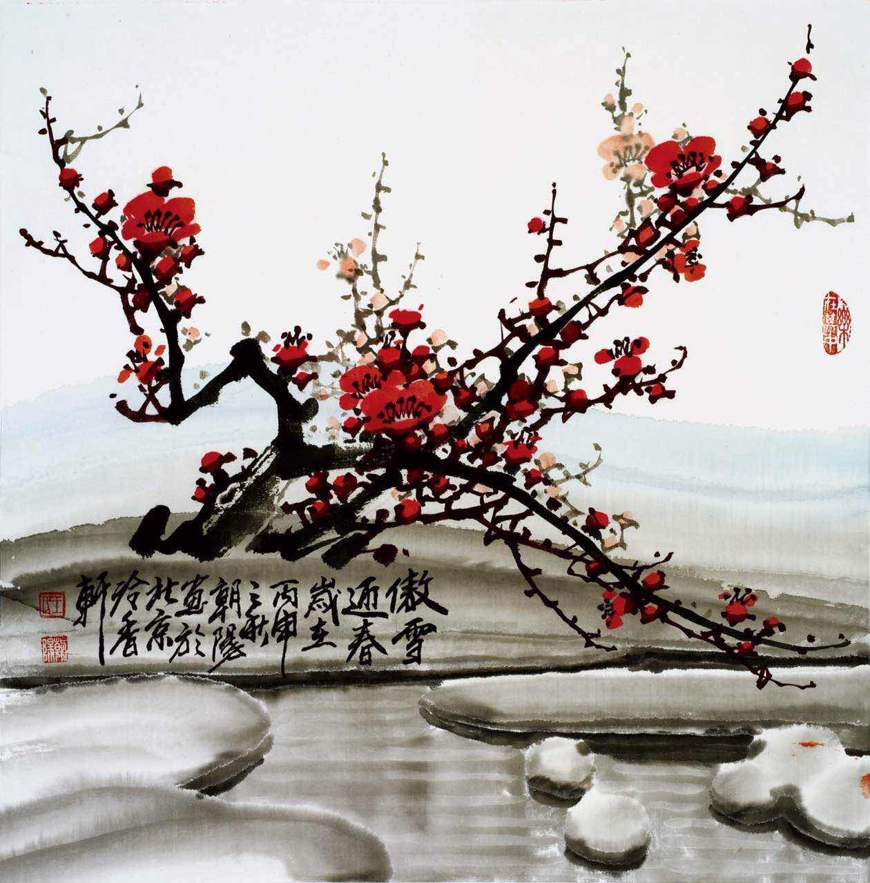 王朝阳—梅花作品鉴赏