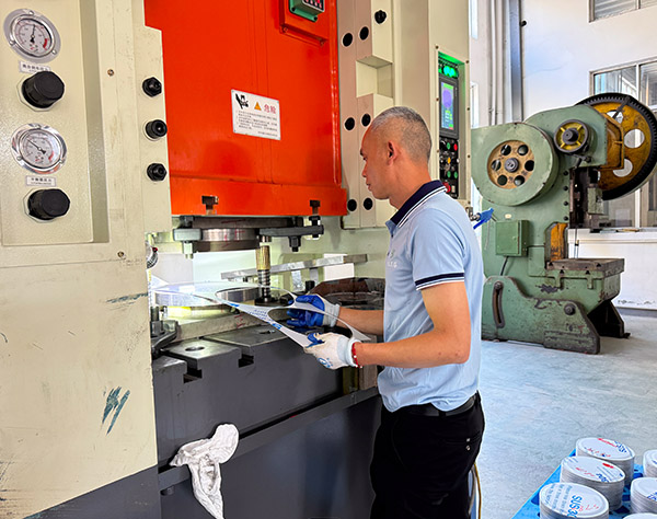 Pneumatic punching
