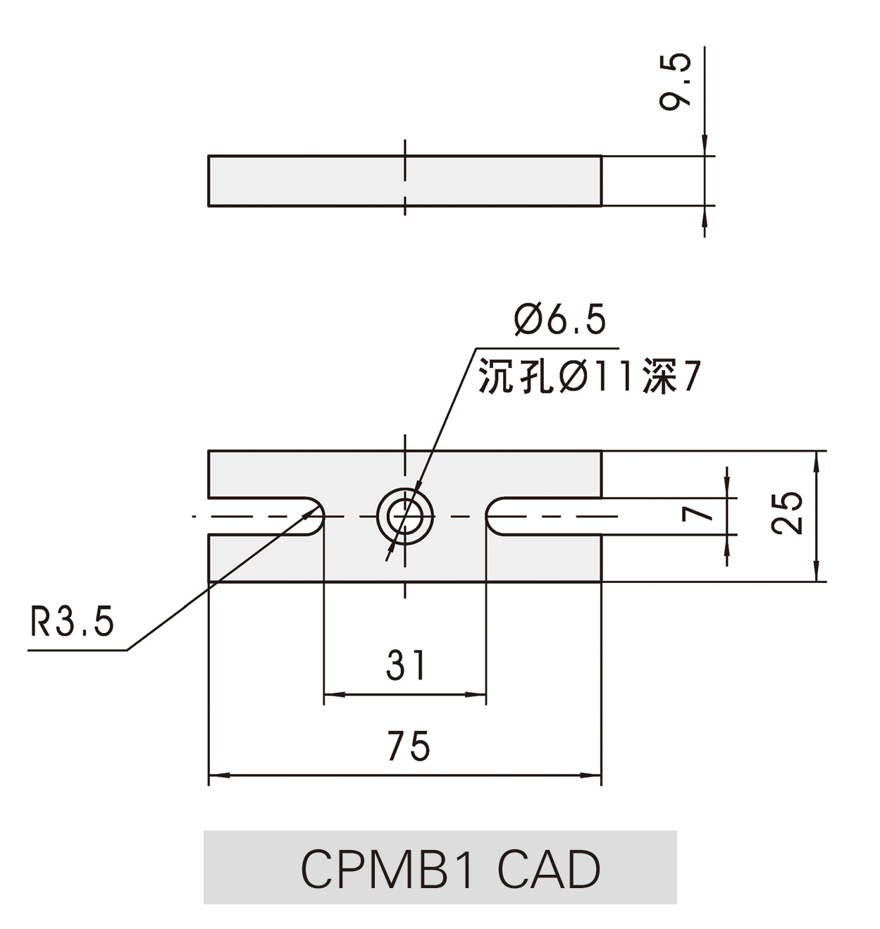 CPMB1底板CAD