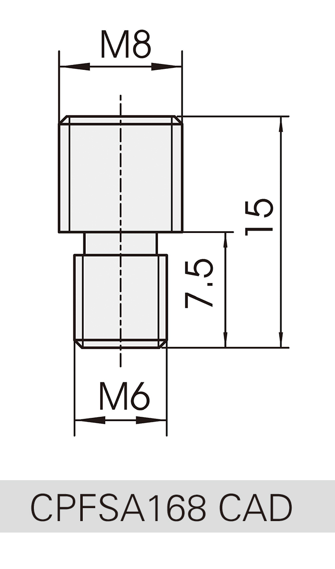 CPFSA168变径螺钉CAD