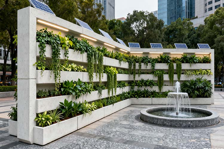 垂直绿化，充分利用空间，美化城市 
