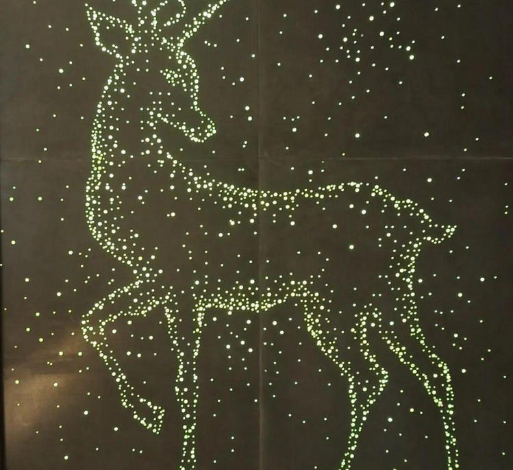 UHPC透光混凝土发光的小鹿好有花箱厂