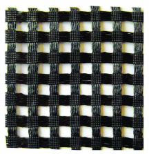 Warp-knitted polyester geogrid